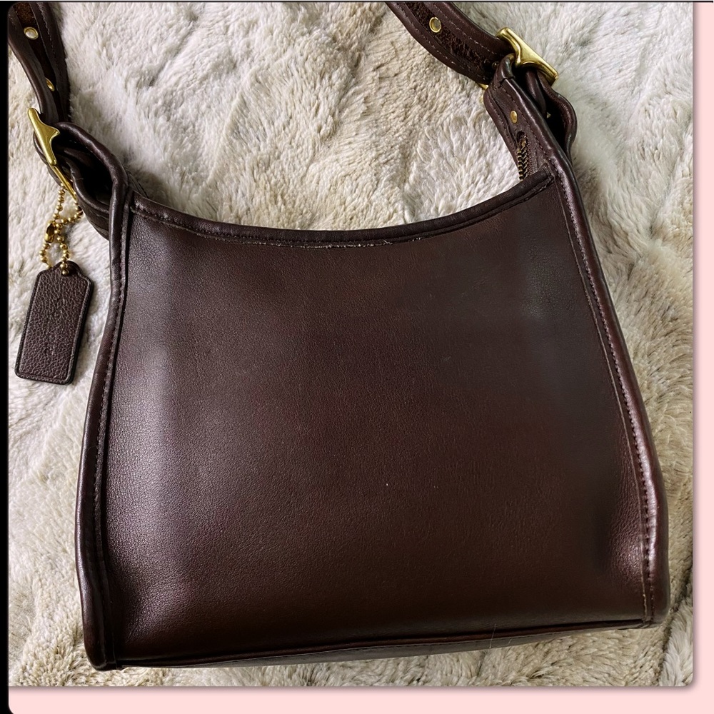 VINTAGE COACH MAHOGANY LEGACY CROSSBODY BAG 9997 - Picture 10 of 15